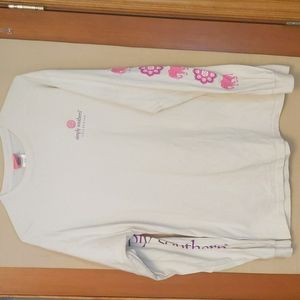 Simply Southern Collection Long Sleeve Elephant Be-You-Tiful T-Shirt Size Large